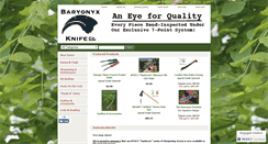 Desktop Screenshot of baryonyxknife.com
